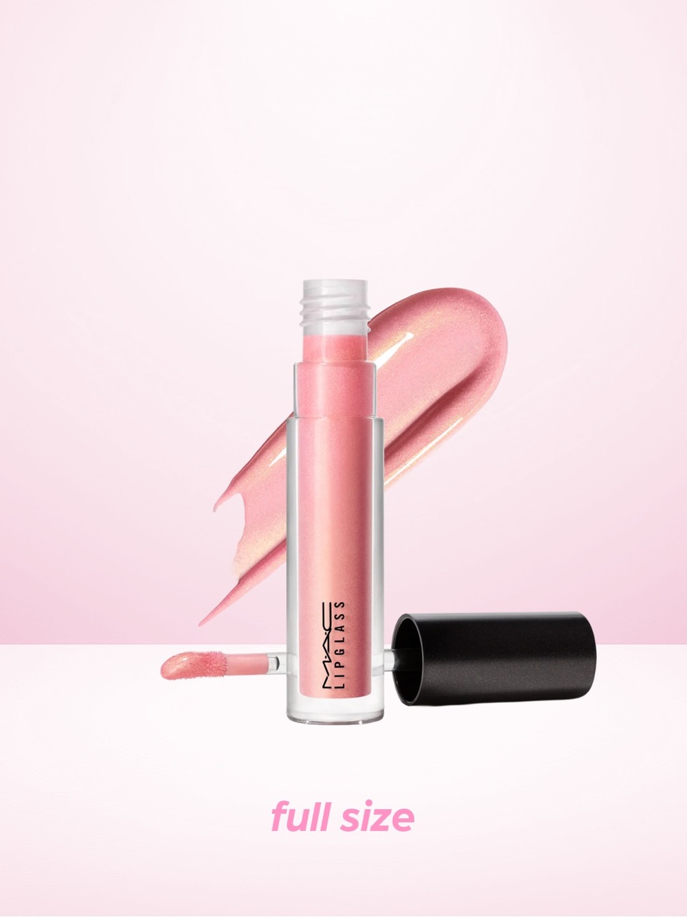 MAC Cosmetics Lipglass Nymphette pink